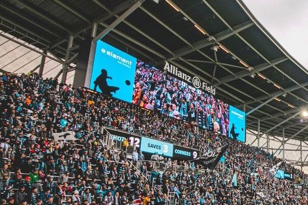 Kontech LCD display screens shine in Allianz Field