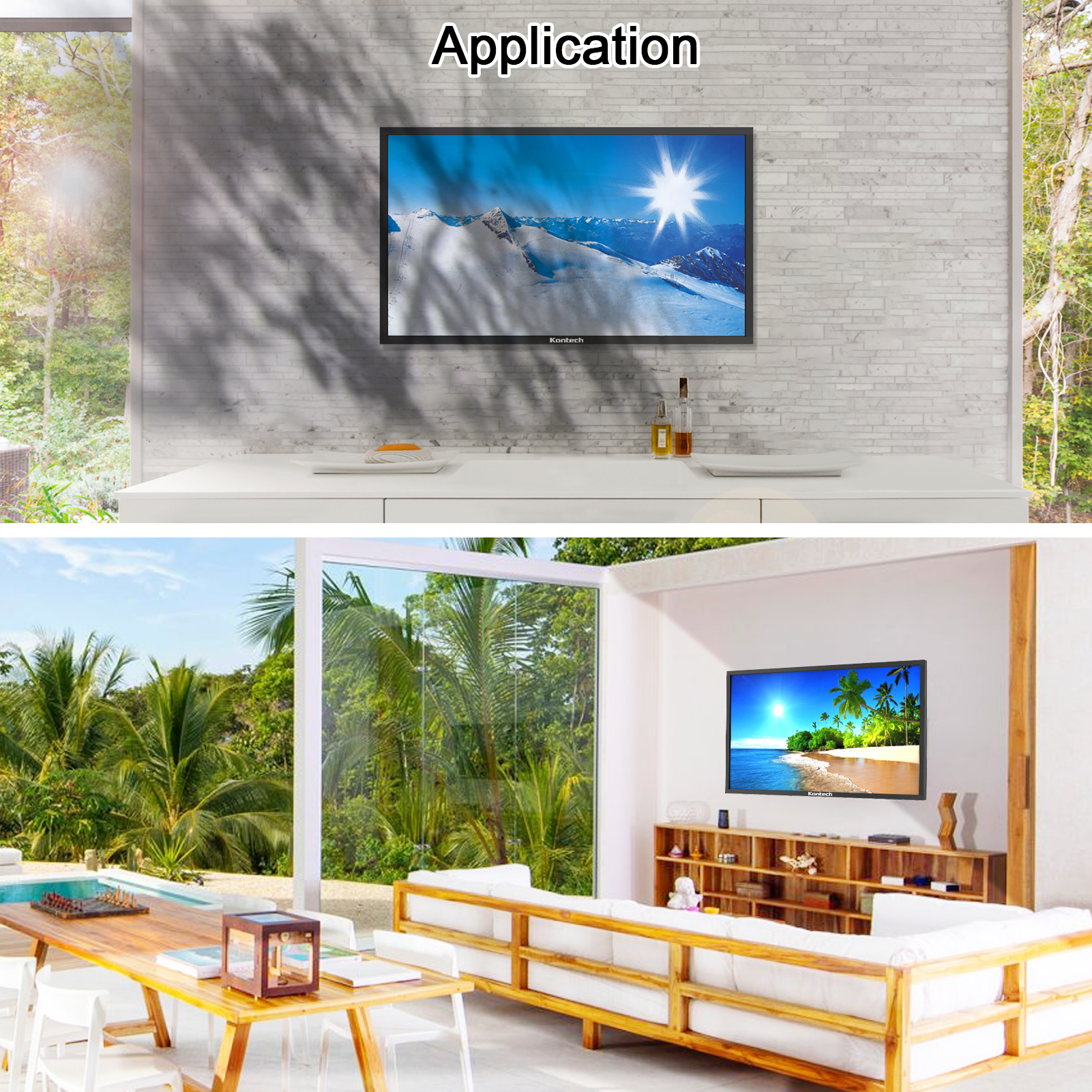 kontech outdoor tv application