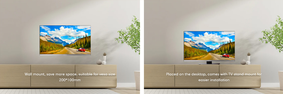 12V TV combines modern aesthetics and exquisite craftsmanship